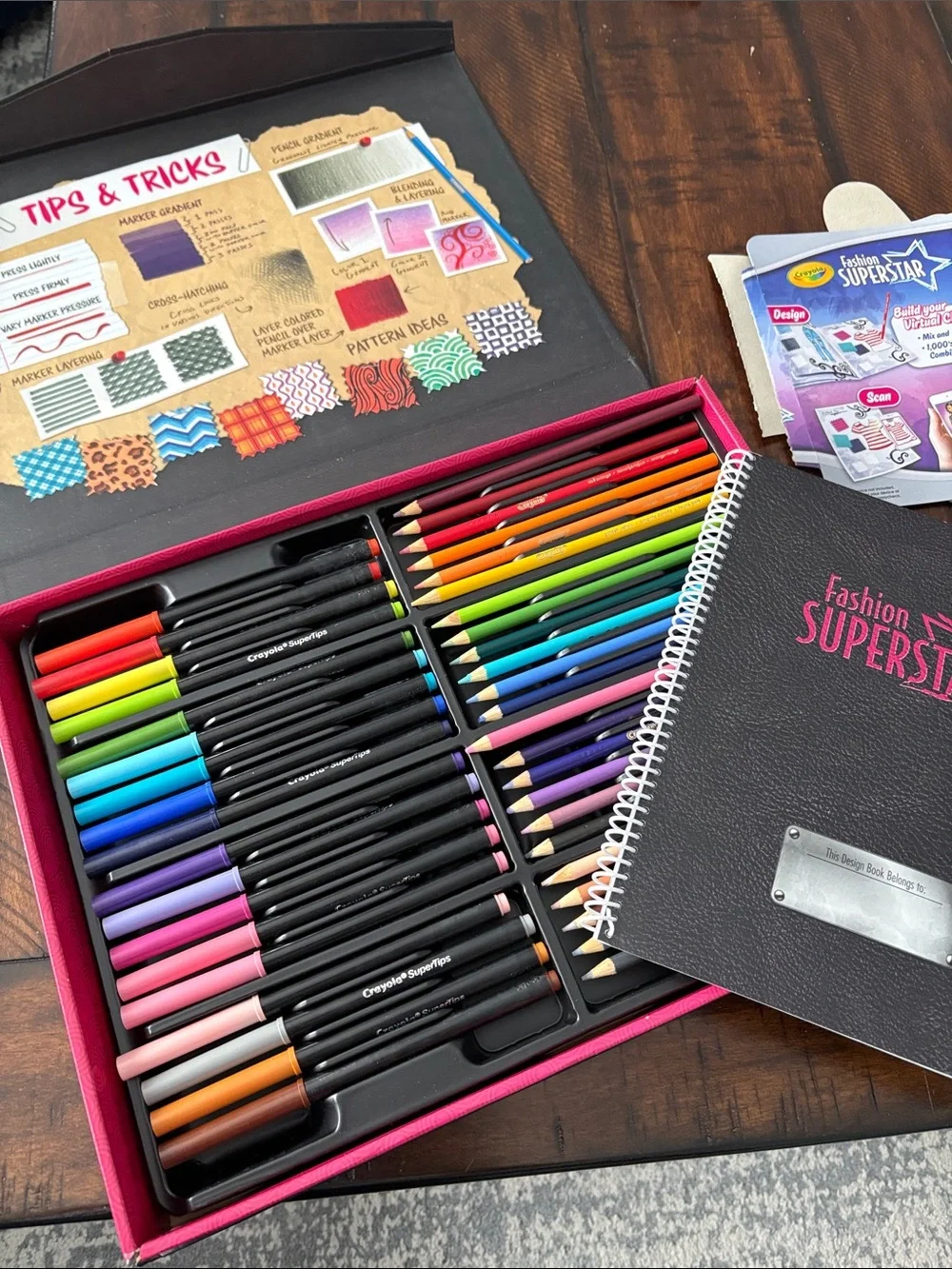 Crayola Fashion Superstar Design Tablet Kit -